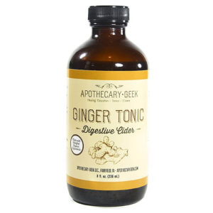 Organic Ginger Tonic- Digestive Cider 8oz