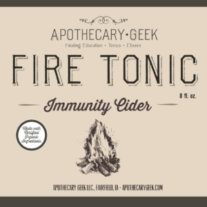 Organic Fire Tonic - Immunity Cider - Master Tonic 8oz - Image 4